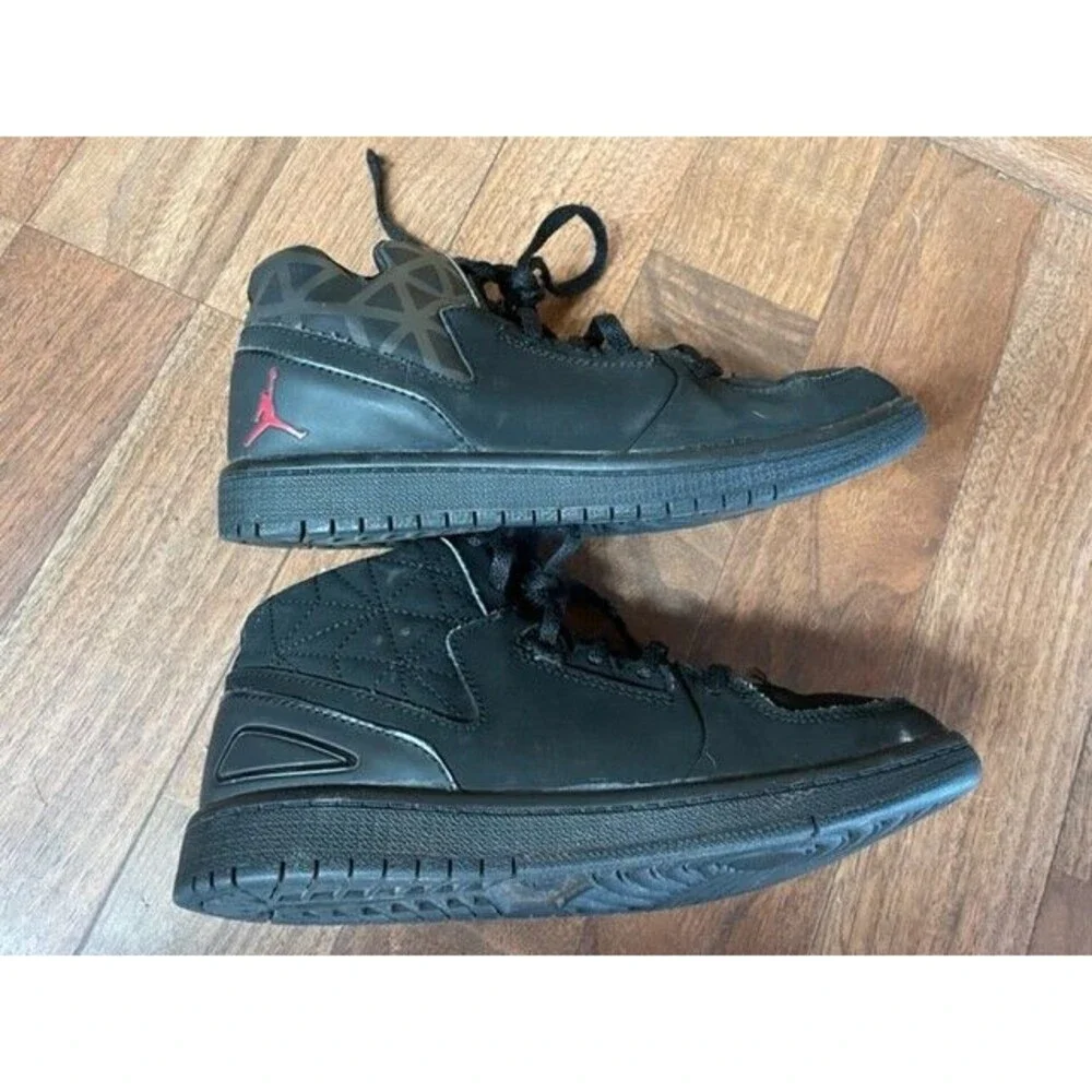 Kids Youth 1.5Y NIKE AIR JORDAN 1 Flight 3 Black Toddler Hi Top Sneakers‎